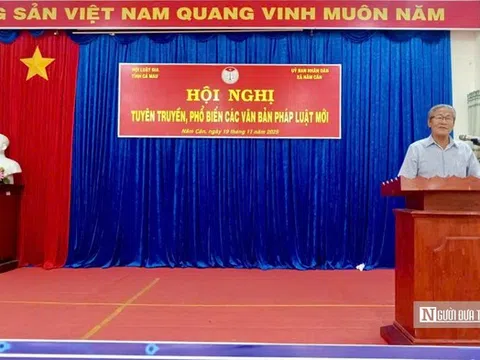 Hội Luật gia Cà Mau lan tỏa kiến thức pháp lý về môi trường và quyền trẻ em đến vùng sâu