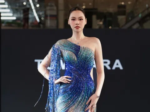 Á hậu Tâm Như trở lại sàn diễn sau lễ cưới với chồng doanh nhân