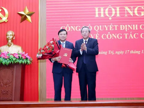 Chủ tịch UBND tỉnh Nghệ An được chỉ định làm Phó Bí thư Tỉnh ủy Quảng Trị