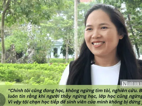 "Nữ tiến sĩ của làng" miệt mài dạy chữ, lặng thầm gieo yêu thương