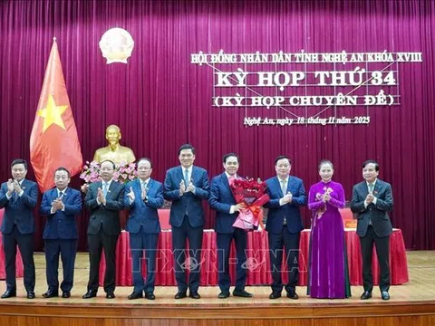 Đồng chí Võ Trọng Hải được bầu làm Chủ tịch UBND tỉnh Nghệ An