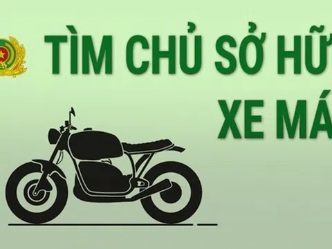 Tìm chủ hợp pháp của chiếc xe mô tô