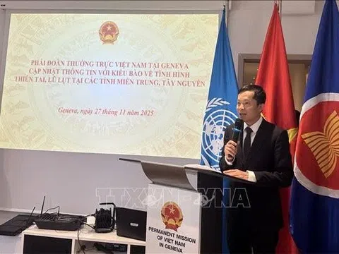 Kiều bào tại Geneva, Thụy Sĩ hướng về đồng bào miền Trung, Tây Nguyên