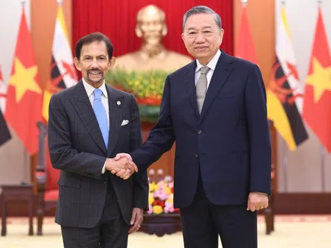 Tổng Bí thư Tô Lâm tiếp Quốc vương Brunei Darussalam Haji Hassanal Bolkiah