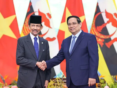 Thủ tướng Phạm Minh Chính hội kiến Quốc vương Brunei