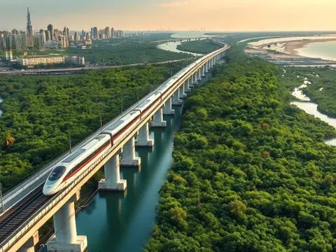 Chuyên gia: Đường sắt tốc độ cao khởi công ngày 19/12 sẽ tạo cú hích mạnh mẽ cho giá trị bất động sản Cần Giờ
