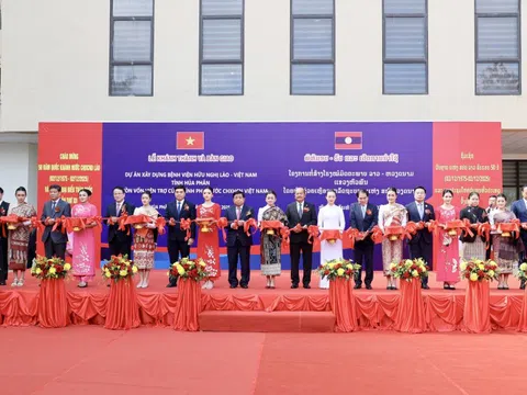 Khánh thành, bàn giao Bệnh Viện Hữu nghị Lào-Việt Nam