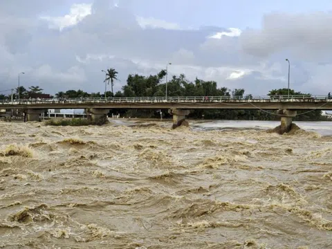 Lũ trên sông Cái đang lên nhanh, cảnh báo ngập lụt tại Khánh Hòa