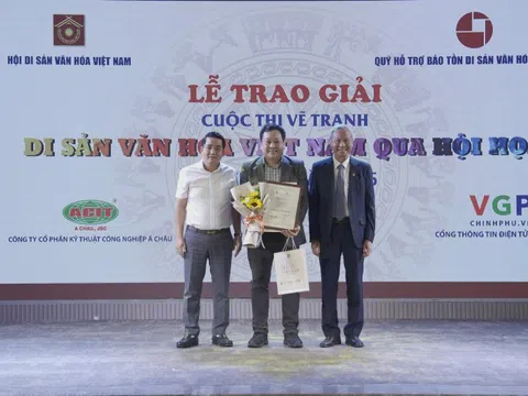 Trao giải cuộc thi vẽ tranh 'Di sản văn hóa Việt Nam qua hội họa' lần thứ II năm 2025