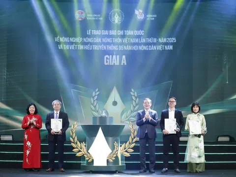 45 tác phẩm giành giải báo chí về tam nông năm 2025