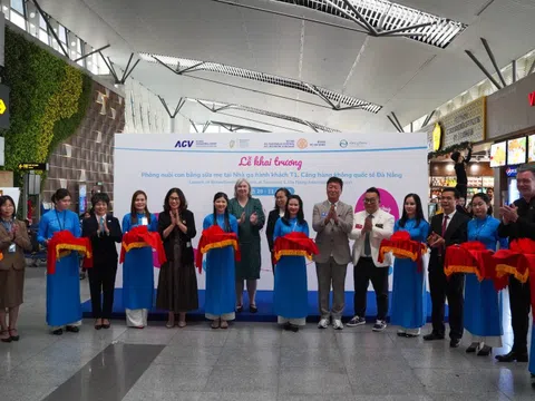 Cảng hàng không quốc tế Đà Nẵng khai trương thêm hai phòng nuôi con bằng sữa mẹ