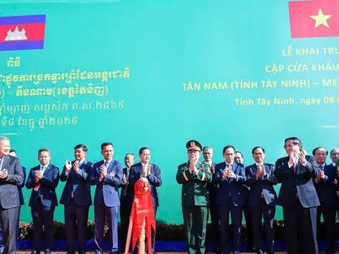 “5 tăng cường" thúc đẩy hợp tác biên giới và thương mại với Campuchia