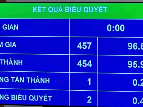 Các luật, nghị quyết được thông qua kịp thời, nghiêm minh, nhất quán, hiệu lực, hiệu quả