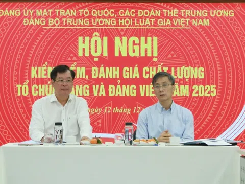 Đảng bộ Hội Luật gia Việt Nam: Hoàn thành xuất sắc nhiệm vụ năm 2025