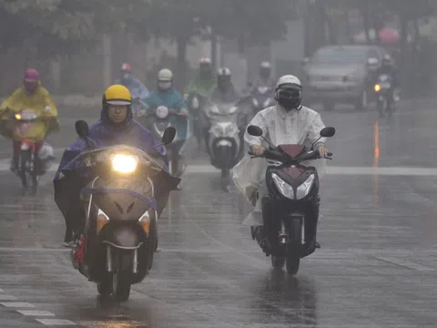 Miền Bắc rét đậm, mưa to từ đêm mai