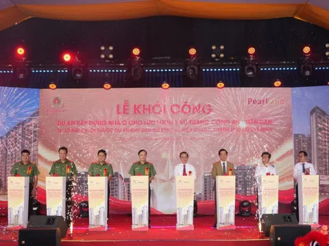 Pearl Land tiếp tục khởi công dự án xây dựng nhà ở cho lực lượng công an tại TPHCM