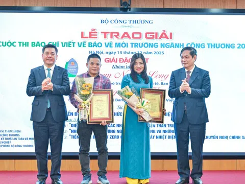 20 tác phẩm đoạt giải Báo chí viết về Bảo vệ môi trường ngành Công Thương