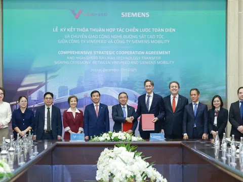 Siemens Mobility - ‘Gã khổng lồ’ vừa ký thỏa thuận hợp tác chiến lược với VinSpeed 'khủng' cỡ nào?