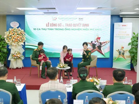 Nhiều gia đình quân nhân hiếm muộn được hỗ trợ thực hiện IVF miễn phí