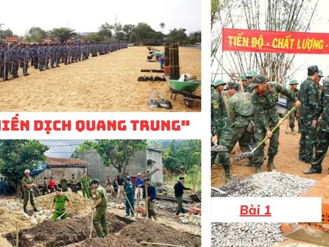 Từ xóa nhà tạm đến ‘Chiến dịch Quang Trung’: Thần tốc vì đồng bào vùng bão lũ (BÀI 1)