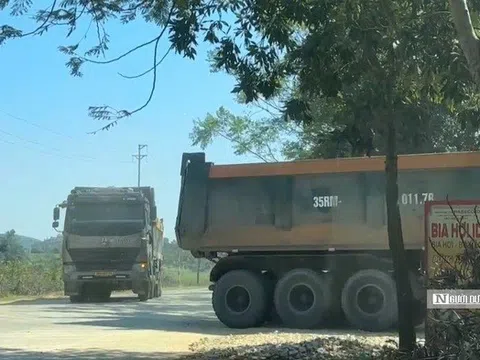 Thanh Hóa: Mỏ đất chưa cấp phép đấu nối với quốc lộ, gây ô nhiễm môi trường dừng hoạt động