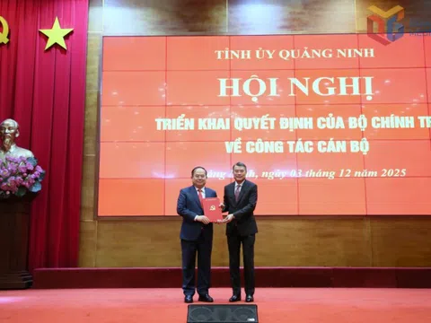 Đồng chí Quản Minh Cường được điều động làm Bí thư Tỉnh ủy Quảng Ninh