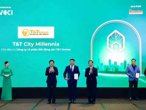 T&T City Millennia ghi dấu cuối năm với danh hiệu Dự án đáng sống 2025 và cú hích từ tiểu khu mới