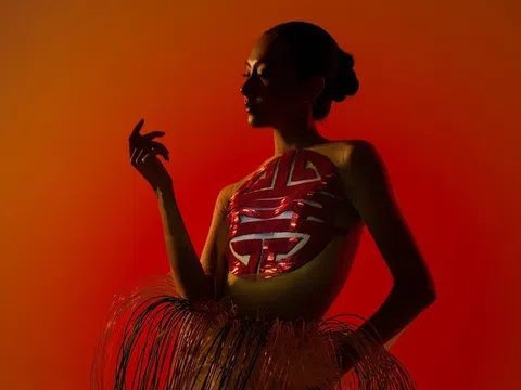 Á quân Vietnam’s Next Top Model diện trang phục tôn vinh chiếu Định Yên