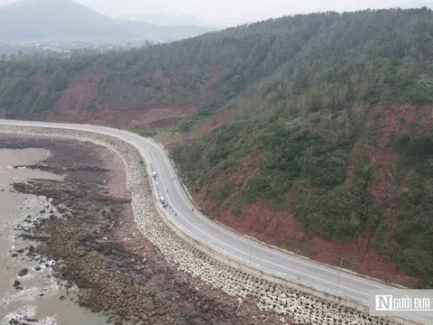 Toàn cảnh tuyến đường ven biển hơn 4.600 tỷ đồng ở Nghệ An trước ngày về đích