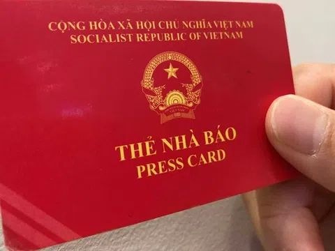 Gia hạn sử dụng Thẻ nhà báo kỳ hạn 2021-2025 đến hết ngày 31/3/2026