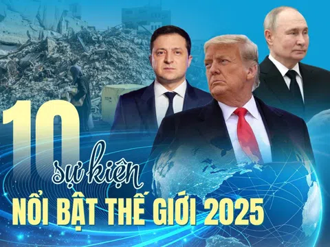 10 sự kiện nổi bật thế giới 2025 qua góc nhìn Người Đưa Tin
