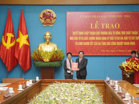 Phú Thọ tạo điều kiện tối đa cho dự án phát triển Khu công nghiệp bền vững của Amata