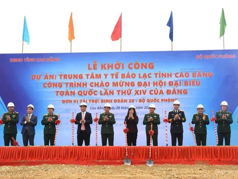 Khởi công Dự án Trung tâm Y tế Bảo Lạc, tỉnh Cao Bằng