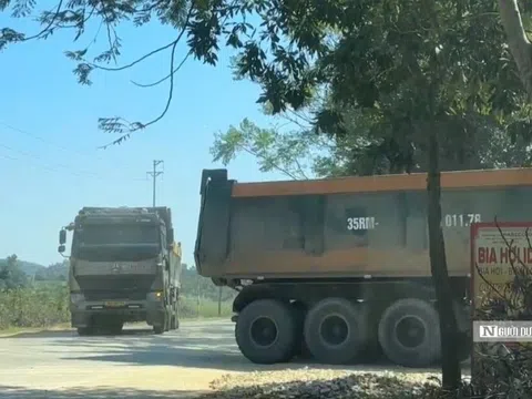 Thanh Hóa: Mỏ đất chưa cấp phép đấu nối với quốc lộ, gây ô nhiễm môi trường dừng hoạt động