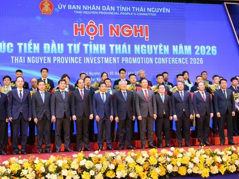 Phát biểu của Phó Thủ tướng Thường trực Nguyễn Hòa Bình tại Hội nghị Xúc tiến đầu tư tỉnh Thái Nguyên năm 2026