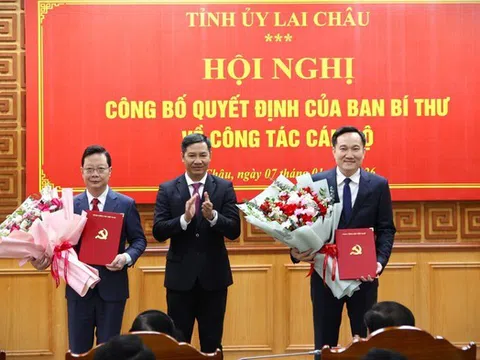 Lai Châu có 2 tân Phó Bí thư Tỉnh ủy
