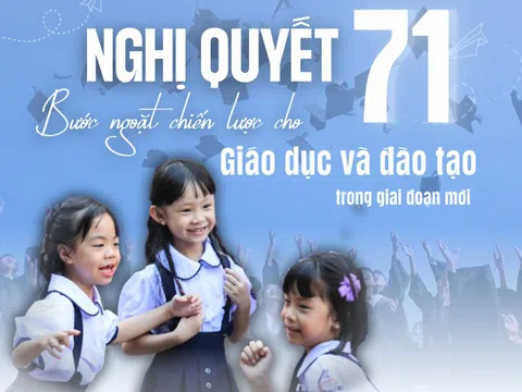 Nghị quyết 71 - Bước ngoặt chiến lược cho giáo dục và đào tạo trong giai đoạn mới
