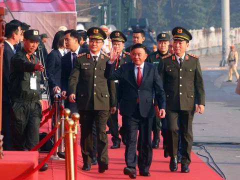 Bộ Công an tổ chức lễ xuất quân bảo đảm an ninh, trật tự Đại hội Đảng lần thứ XIV