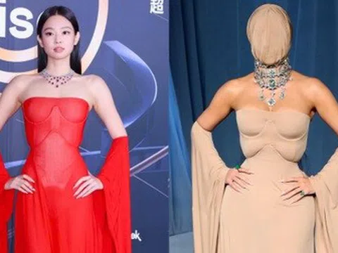 Jennie lấn át Kim Kardashian trong cuộc so kè diện váy bó sát
