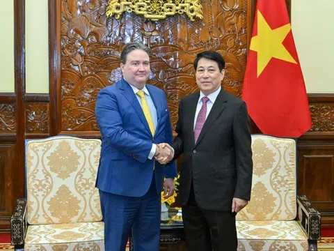 Chủ tịch nước Lương Cường tiếp Đại sứ Hoa Kỳ chào từ biệt