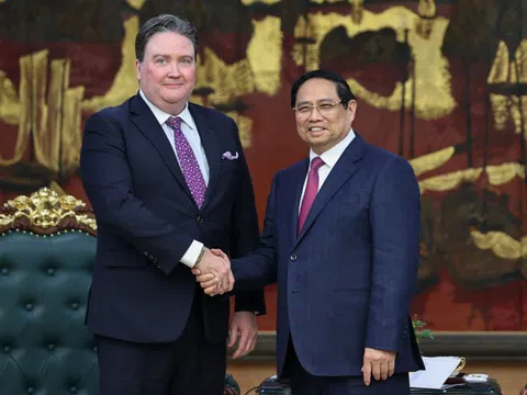 Thủ tướng Phạm Minh Chính tiếp Đại sứ Hoa Kỳ Marc Knapper