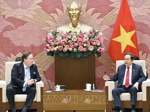 Chủ tịch Quốc hội Trần Thanh Mẫn tiếp các Đại sứ Campuchia, Hoa Kỳ và Philippines chào từ biệt