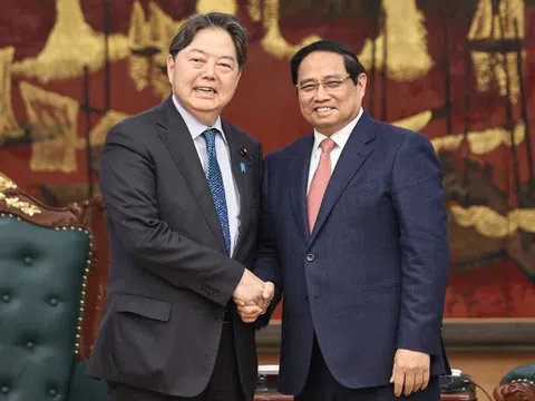 Thủ tướng Phạm Minh Chính tiếp Bộ trưởng Nội vụ và Truyền thông Nhật Bản