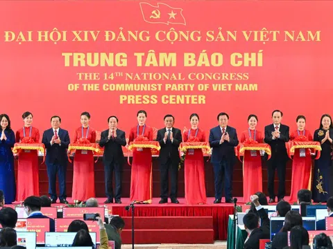 Khai trương Trung tâm Báo chí phục vụ Đại hội XIV của Đảng
