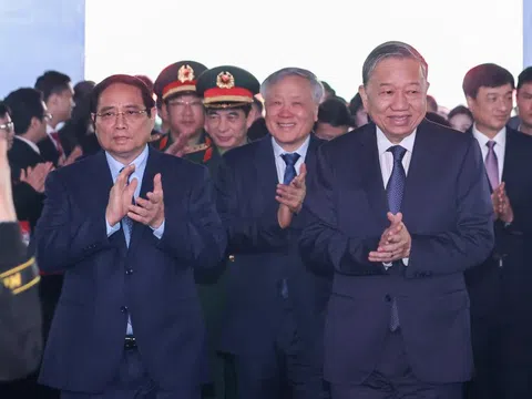 Tổng Bí thư, Thủ tướng Chính phủ dự lễ khởi công nhà máy chế tạo chip bán dẫn đầu tiên tại Việt Nam