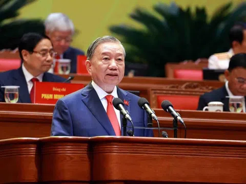 Khai mạc Đại hội XIV: Tổng Bí thư Tô Lâm trình bày Báo cáo về các văn kiện trình Đại hội XIV Đảng Cộng sản Việt Nam