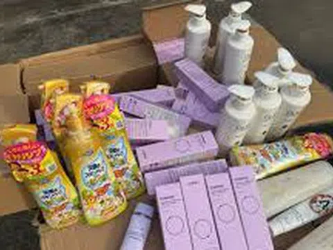 Bắt cặp đôi buôn, bán 25 tấn mỹ phẩm giả qua Facebook và Shopee