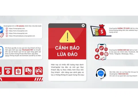 VinaCapital cảnh báo lừa đảo mạo danh để kêu gọi đầu tư