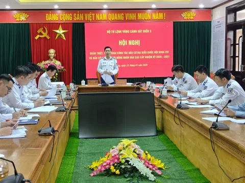 Vùng Cảnh sát biển 2 triển khai công tác chuẩn bị bầu cử