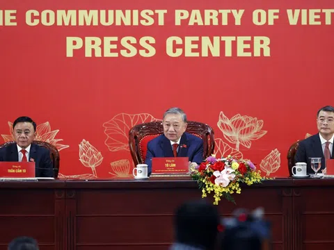 Tổng Bí thư Tô Lâm chủ trì Họp báo quốc tế thông báo kết quả Đại hội XIV của Đảng